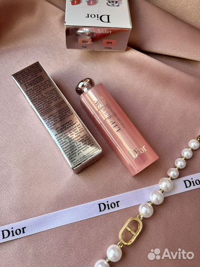 Бальзам для губ dior тон 01, 04