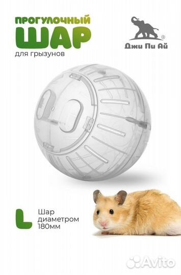 Шар прогулочный для грызунов