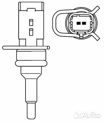 Датчик температуры Luzar на Peugeot