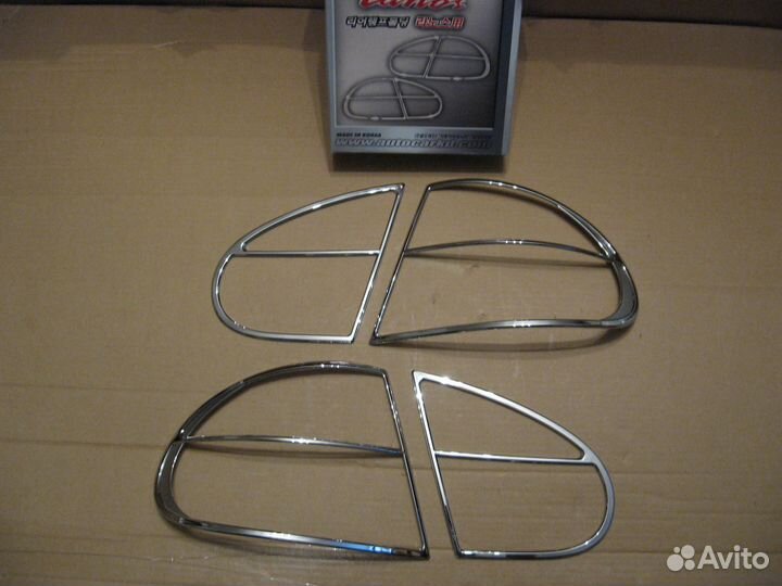 Заз Sens(Шанс) Окантовка задних фонарей Хром