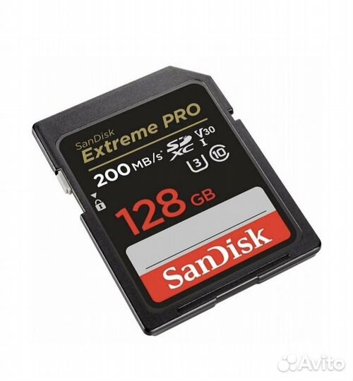 Sandisk extreme pro 128gb 200 mb/s новая