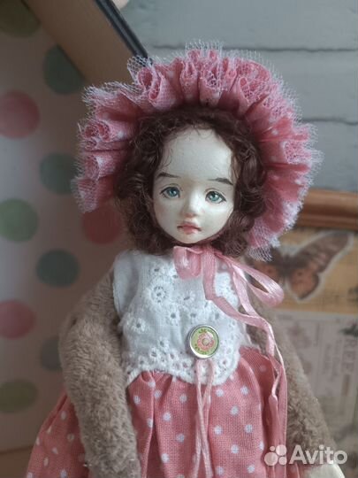 Кукла тедди-долл ручной работы