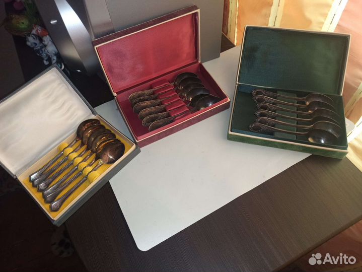 Ложки чайные мельхиор СССР