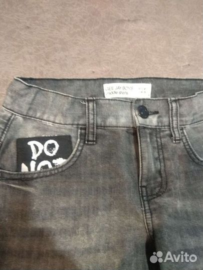 Джинсовые бриджи для мальчика