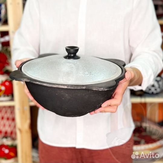 Казан чугунный узбекский