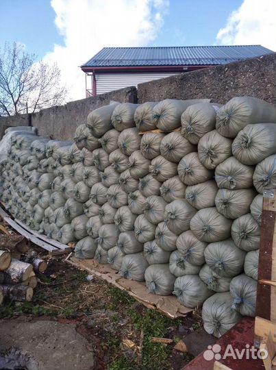 Опилки стружка в мешках