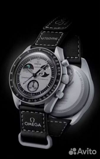 Часы Swatch Omega mission to earthphase