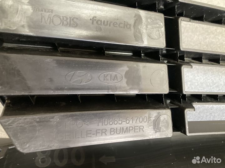 Спойлер переднего бампера Kia Rio 4 2020-2022 г.в