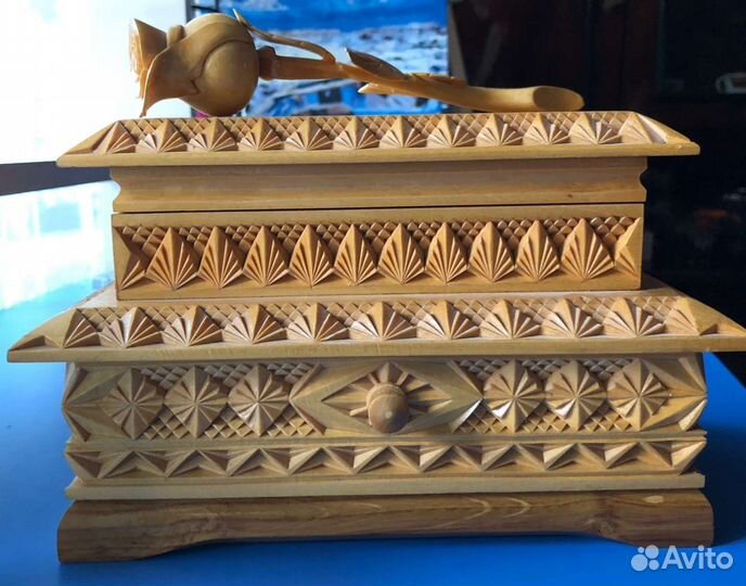 Шкатулка деревянная СССР