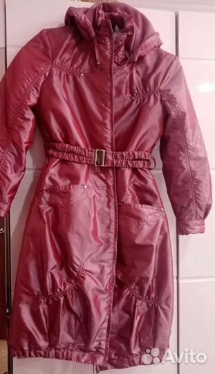 Плащ для девочки весна на 7-8 лет