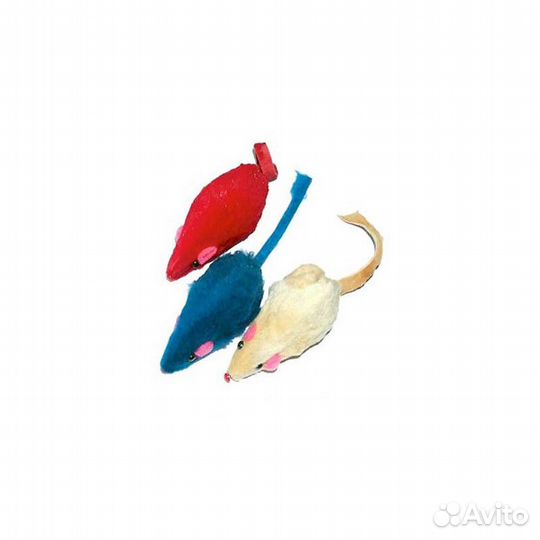 Игрушка Котенок мех Мышь 