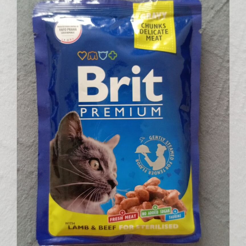 Влажный корм для кошек Brit premium