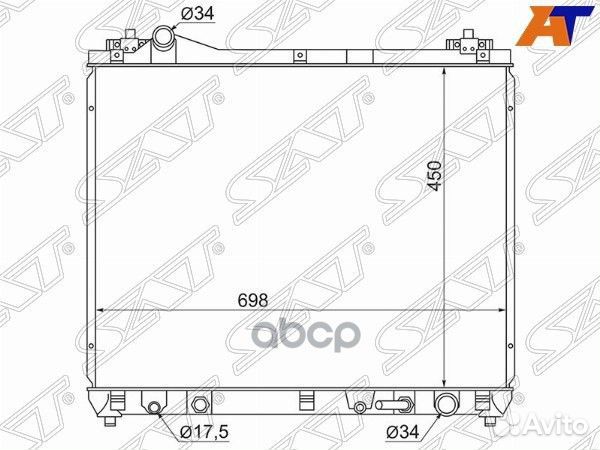 Радиатор Suzuki Grand Vitara 05-16 SK0006-H27A Sat