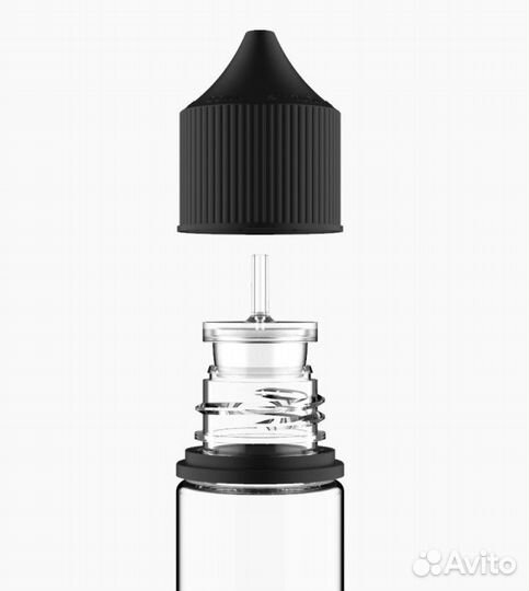 Флаконы прозрачные, цветные, матовые