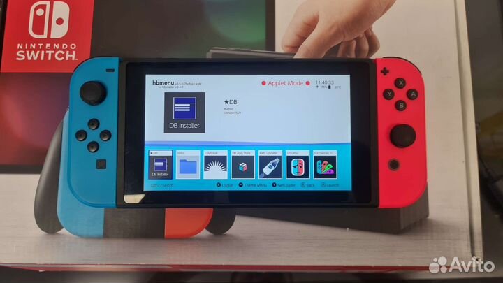 Прошитая Nintendo switch 32гб + 128гб