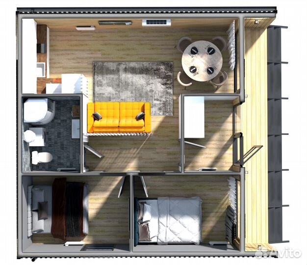 3d визуализация домов, зданий, павильонов, парков