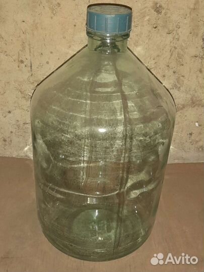 Бутылка стеклянная 20 литров