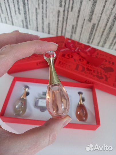 Набор миниатюр-аналогов Dior (Диор), 4 шт по 5 мл