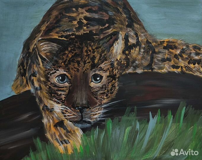 Картина ручной работы; акрил