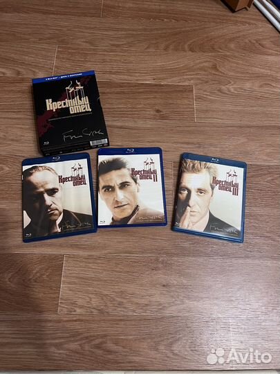 Трилогия Крёстный отец blu ray лицензия