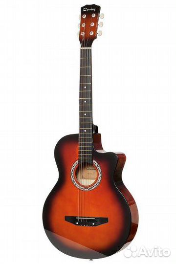 Гитара акустическая cowboy 3810C санберст