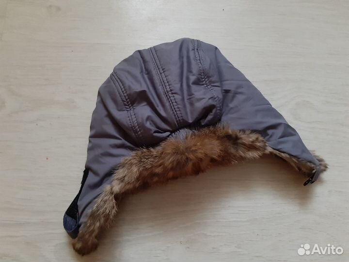 Шапка-ушанка р.52 мех-кролик