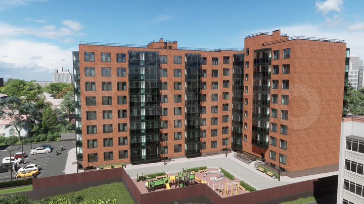 1-к. квартира, 45,7 м², 6/8 эт.