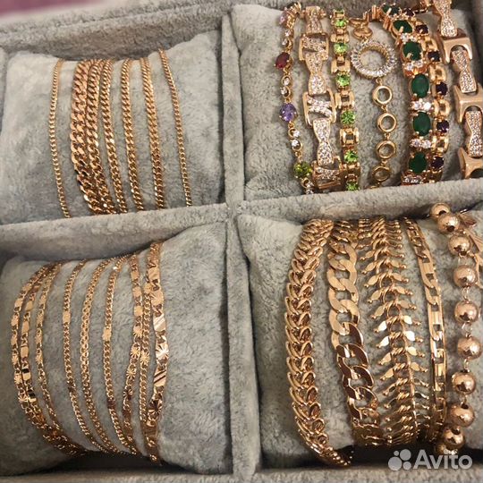 Браслеты дубайское золото