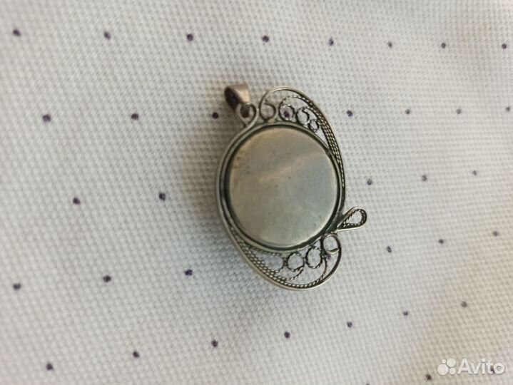 Кулон, подвеска. Финифть. СССР. Винтаж