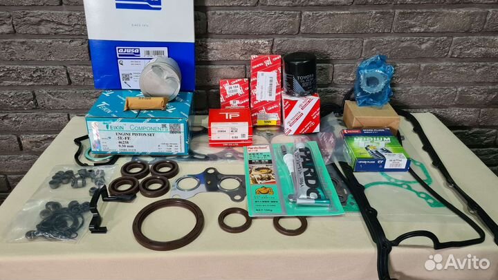 Ремкомплек двигателя 5E-FE, 4E-FE