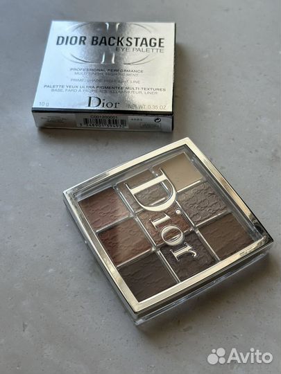 Тени для век dior backstage 001