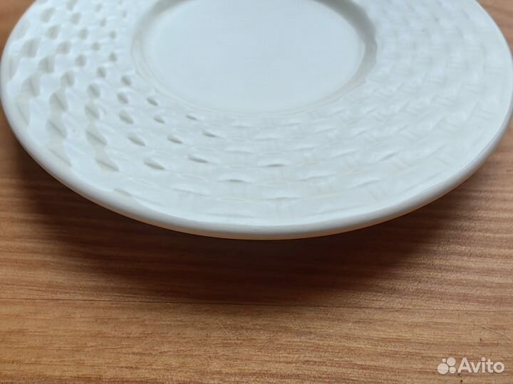 Фарфоровые мини блюдца 12см 2шт