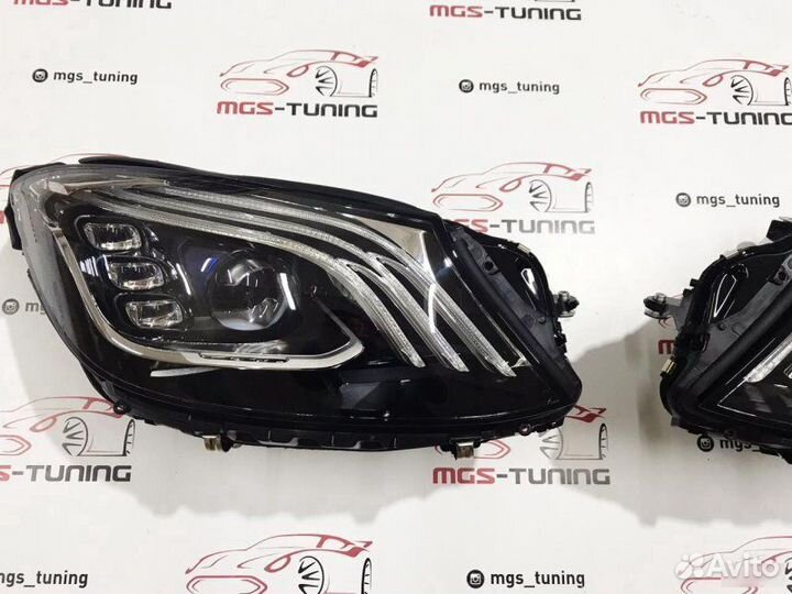 Фары в стиле рестайлинга Mercedes S-class w222