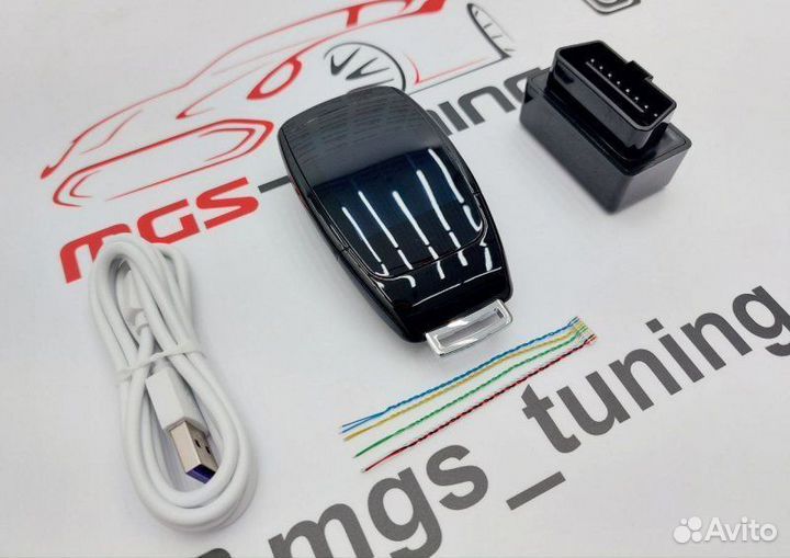 Смарт ключ Porsche дизайн Mercedes черный