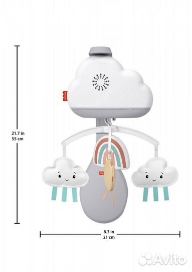 Мобиль на кроватку fisher price