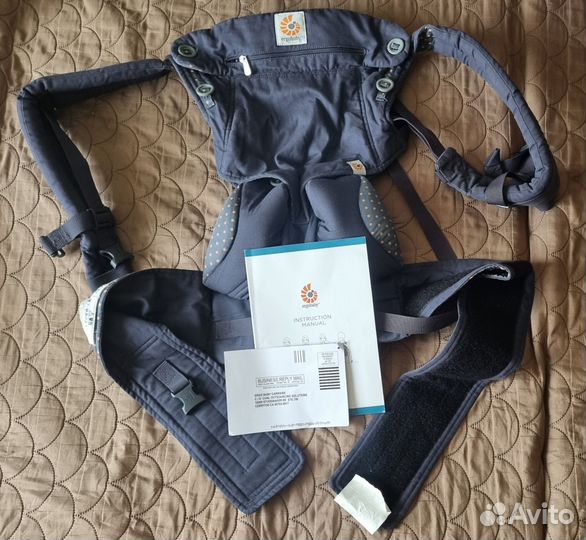 Эргорюкзак Ergobaby 360 carrier dusty blue