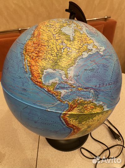 Новый глобус с подсветкой d 32 см