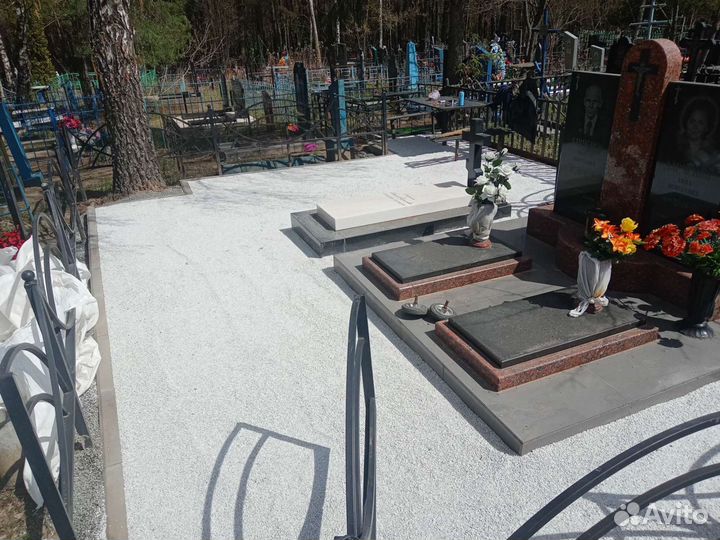 Благоустройство мест захоронений на кладбищах