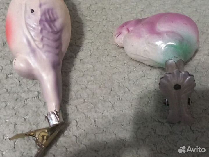 Елочные игрушки СССР на прищепке