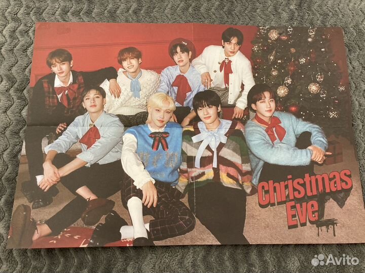 Stray kids плакат (Christmas Evel)