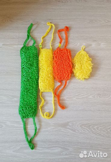 Мочалка ручной работы