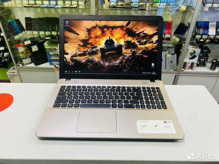 Ноутбук Asus 4/4/128ssd/1