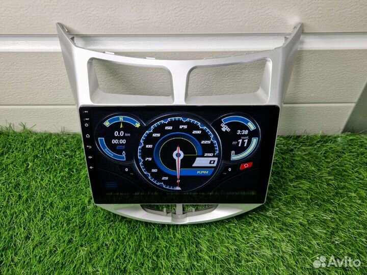 Магнитола Андроид на Хёндай Солярис 10дюймов