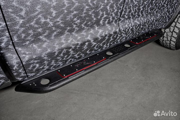 Пороги BMS alfa для Toyota Tundra Double Cab 07-21