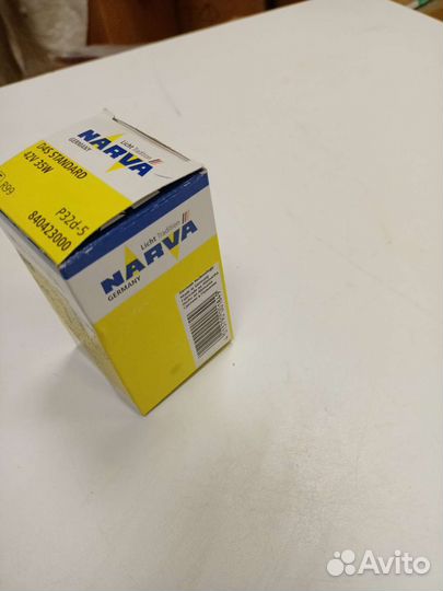 Лампа D4S 42V-35W P32D-5 4300K narva