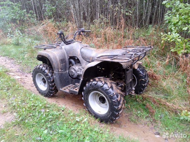 Квадроцикл 4х4 500 куб на полном ходу