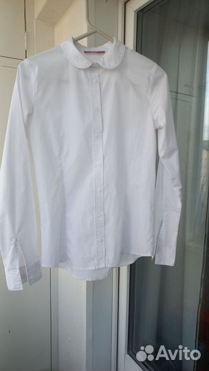 Блузка белая школьная 152