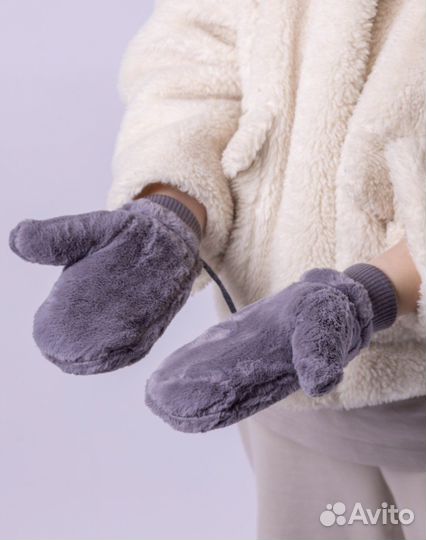 Варежки зимние женские новые