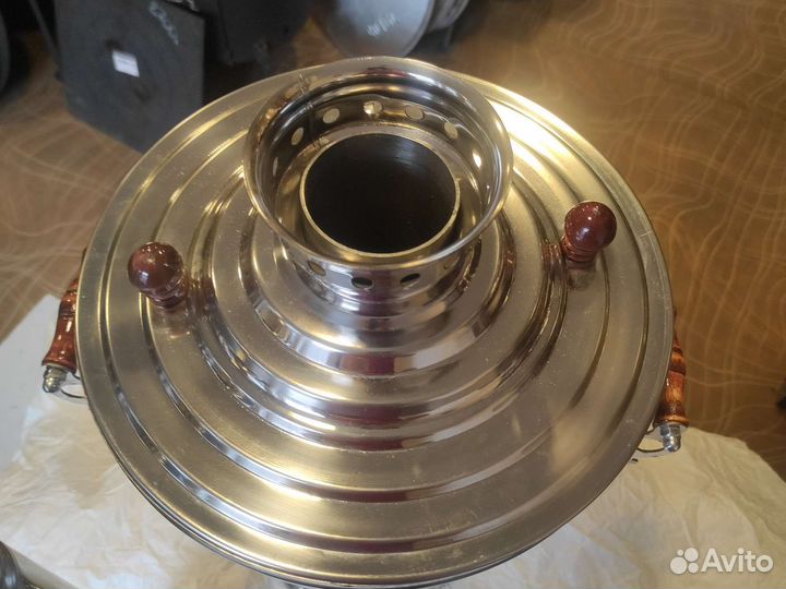 Самовар на дровах новый 7л