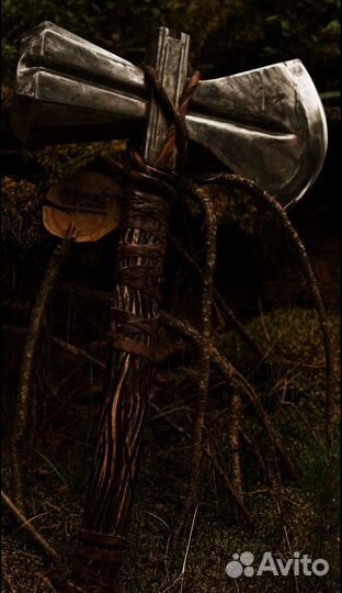 Топор кованый ручной работы Гром